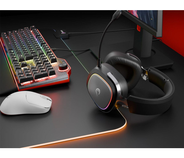 Rampage RETSU BT 2.4G RGB czarne - 1502854 - zdjęcie 6